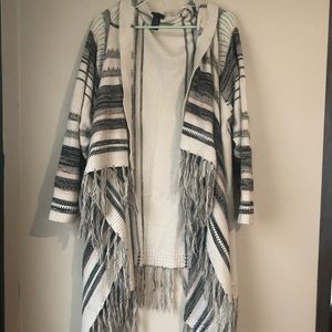 Torrid Knit Fringe Cardigan